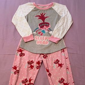 Girls Trolls Poppy Pajamas Size M